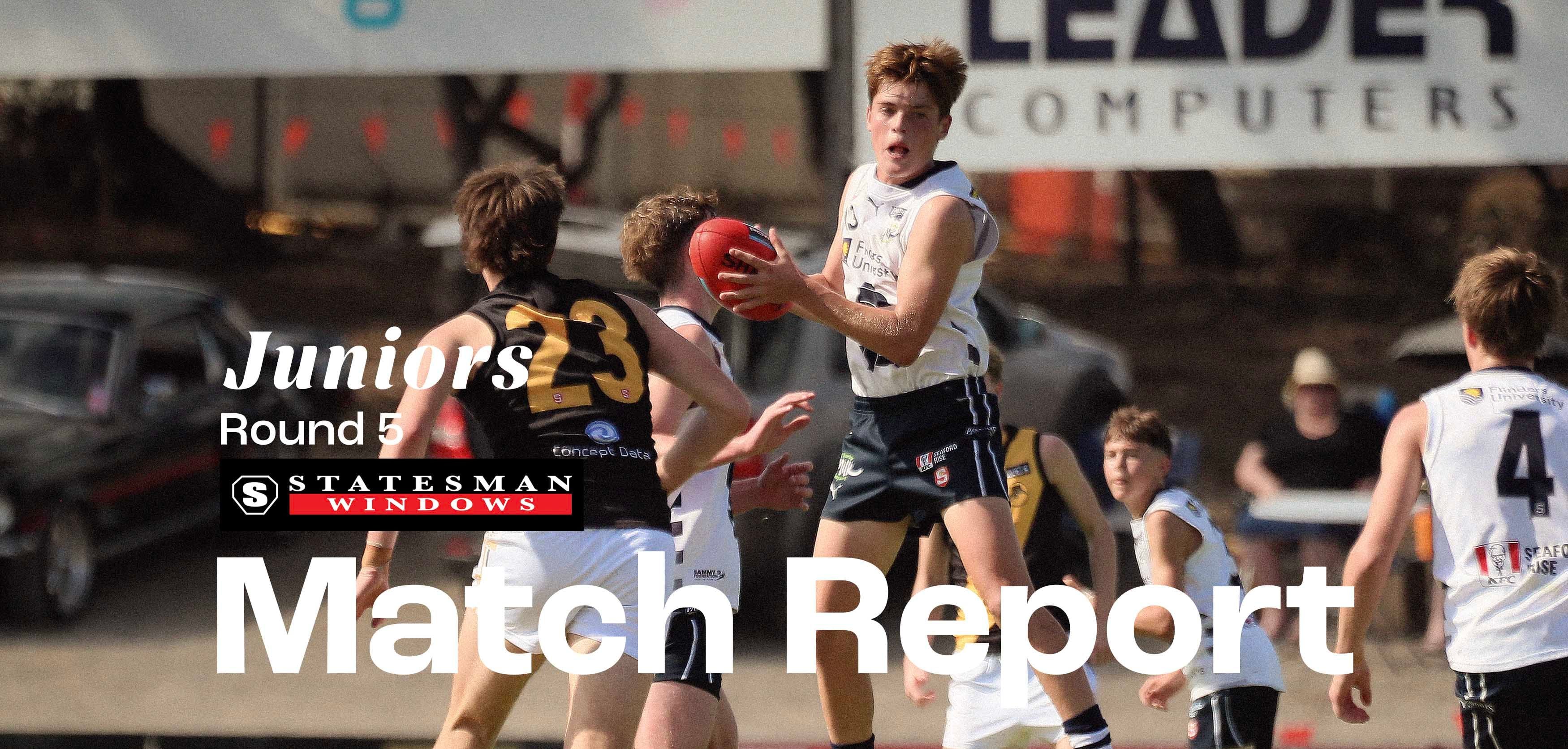 Statesman Windows Match Report: Juniors Round 5 v Glenelg Statesman Windows Match Report: Juniors Round 5 v Glenelg